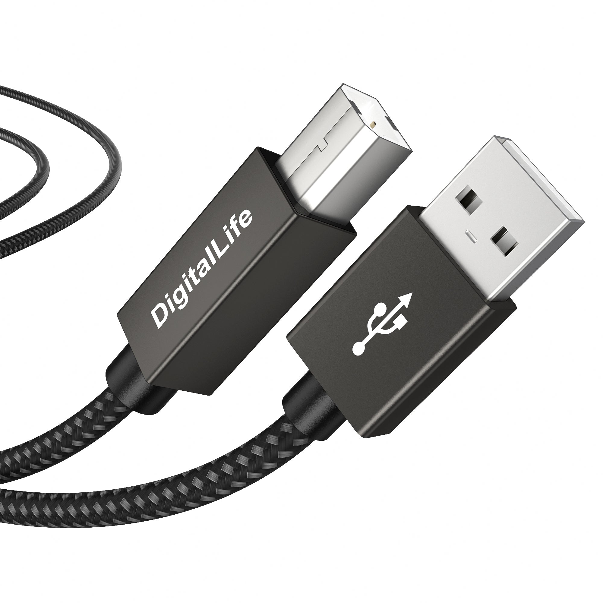 DigitalLife MIDI USB to B MIDI Interface Converter Cable for MIDI Musi