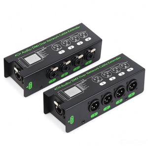 DigitalLife 4-Channel Passive XLR Network Cable Extender Kit