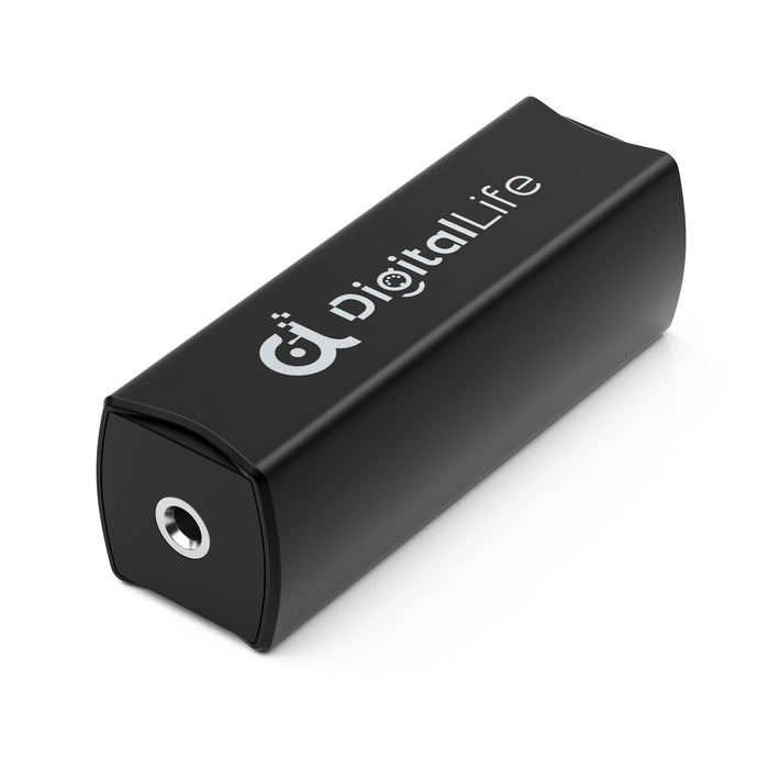 DigitalLife Ground Loop Noise Isolator - 3.5mm TRS Hum Eliminator (GLI-35A)