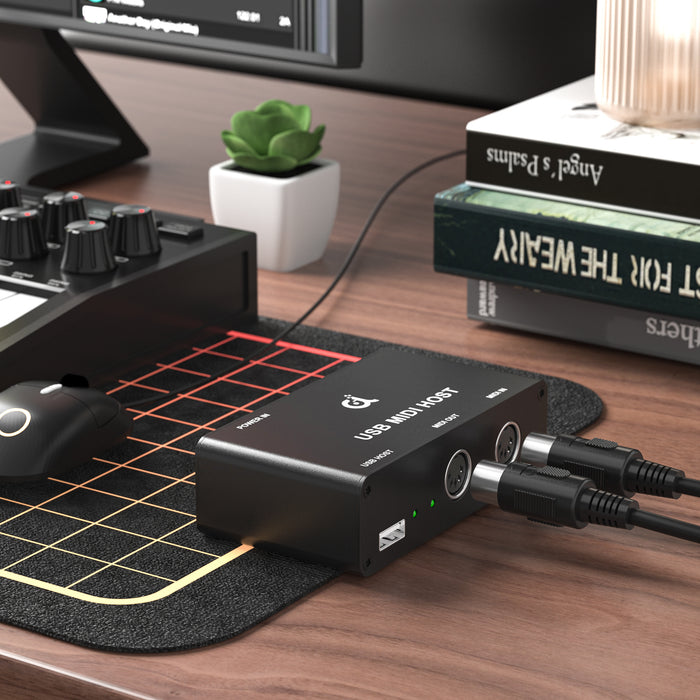 DigitalLife USB MIDI Host - UHOST-I-B, 5 Pin DIN MIDI Interface