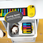 DigitalLife 49-Key Foldable Roll-Up Silicone Electronic Piano with Speaker - Children's Season Color! (RP49-C)