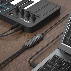 DigitalLife MIDI-C01 | USB-C MIDI Interface with Indicators