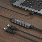 DigitalLife MIDI-C01 | USB-C MIDI Interface with Indicators