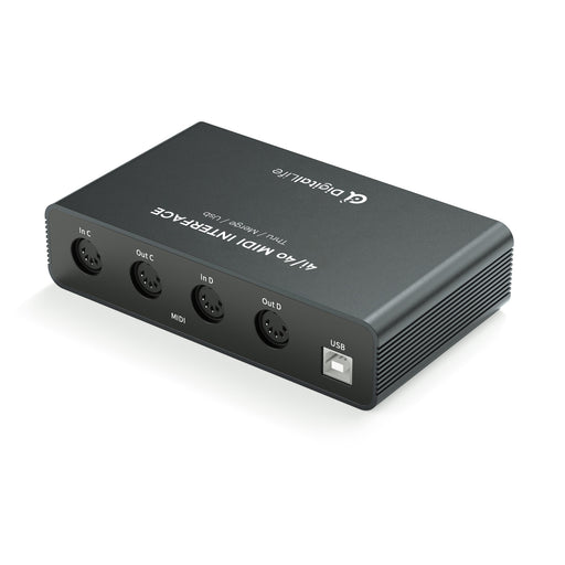 DigitalLife MIDIPHILER-II Multi-Functional 4i/4o MIDI Interface Box