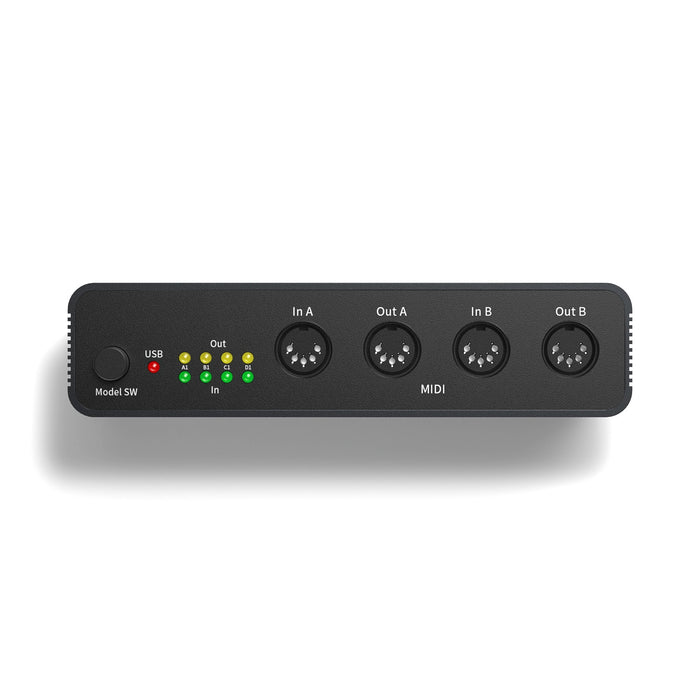 DigitalLife MIDIPHILER-II Multi-Functional 4i/4o MIDI Interface Box