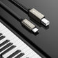 DigitalLife FlexMIDI Vortex 2M USB-C to USB-B MIDI Cable for Piano Keyboard, MIDI Controller & Audio Interface, Compatible with Windows, macOS, Linux | Nylon Braided, MIDI-CB200-II