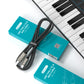 DigitalLife FlexMIDI Vortex 2M USB-C to USB-B MIDI Cable for Piano Keyboard, MIDI Controller & Audio Interface, Compatible with Windows, macOS, Linux | Nylon Braided, MIDI-CB200-II