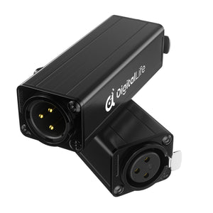 DigitalLife Single-Channel XLR Audio Ground Loop Noise Isolator - Hum Eliminator - Passive, XLR-A600-I, M/F