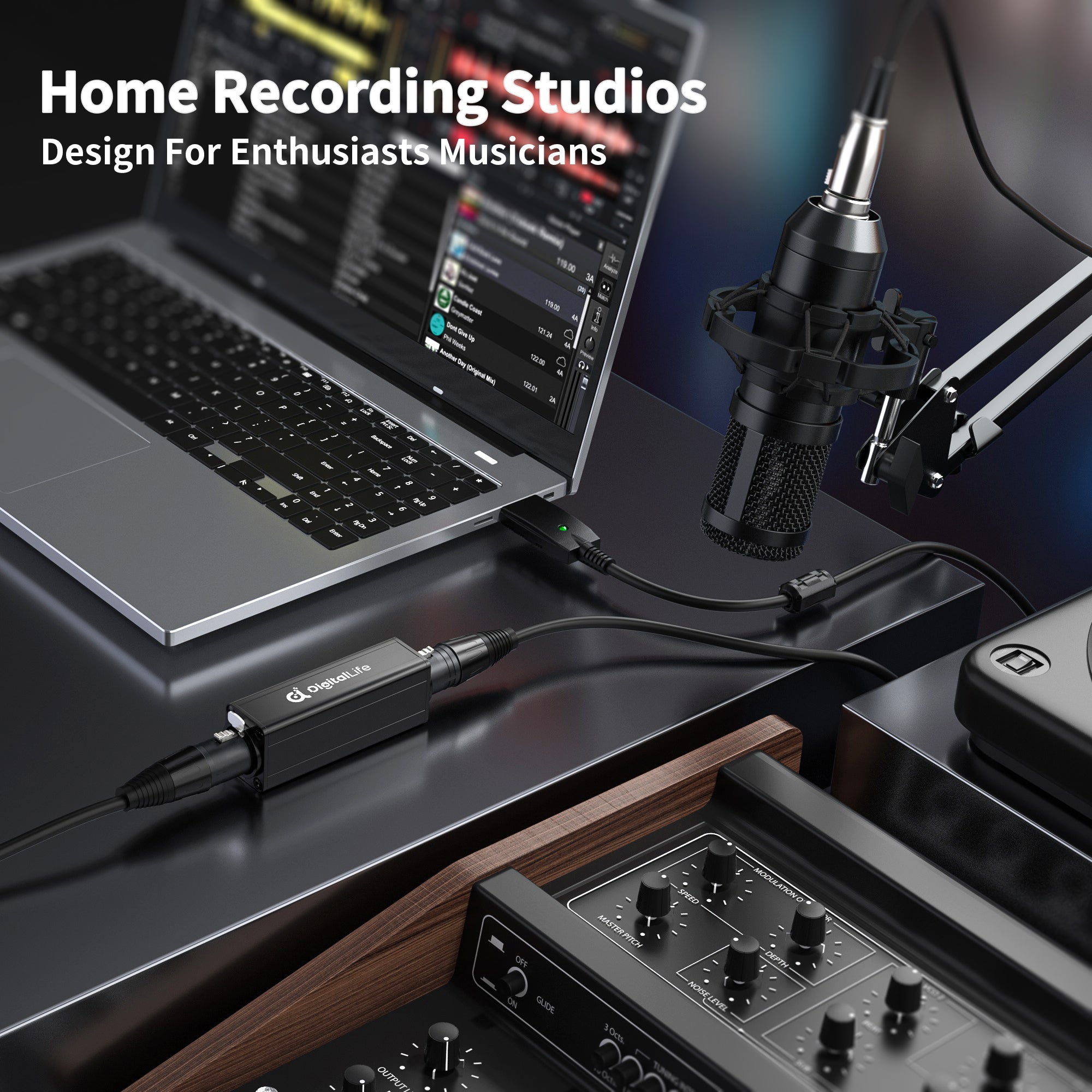 DigitalLife Single Channel XLR Audio Ground Loop Noise Isolator Hum Digitallife single channel xlr audio ground loop noise isolator hum