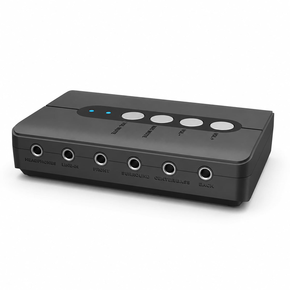 DigitalLife U2AUDIO7-1 7.1/5.1 External USB Sound Card for Windows, macOS