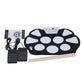 Portable Electronic Drum Pad Kit Silicon Foldable with Stick