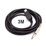 DigitalLife USB Guitar Bass Link Cable - High-Quality Digital Sound - Plug and Play - Mac & Windows Compatible