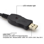 DigitalLife USB Guitar Bass Link Cable - High-Quality Digital Sound - Plug and Play - Mac & Windows Compatible