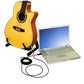 DigitalLife USB Guitar Bass Link Cable - High-Quality Digital Sound - Plug and Play - Mac & Windows Compatible