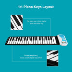 DigitalLife PN37-S 37 Keys Portable Silicone Foldable Piano with Speaker