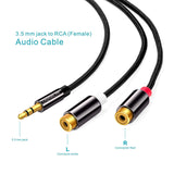 DigitalLife | 3.5mm - R/L RCA Stereo Audio Cable(1.2m, Black)