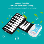 DigitalLife PN37-S 37 Keys Portable Silicone Foldable Piano with Speaker