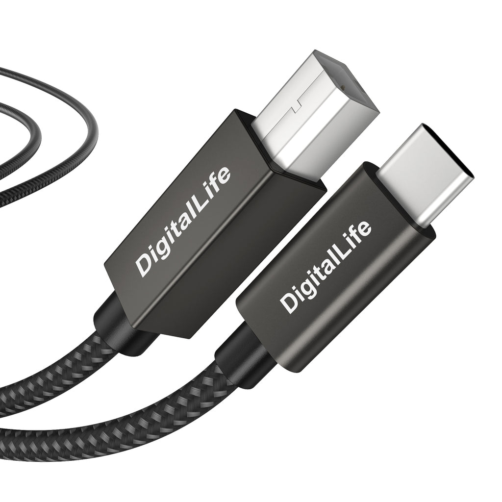 Kunstig fejl Monarch DigitalLife USB Type-C to B MIDI Interface Converter Cable for MIDI Mu