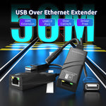 DigitalLife MIDI-EXT100 1-Port MIDI-USB Extender Over CAT5/6 Compatible with Windows 11 / macOS Ventura 13.2.1