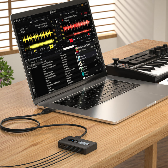DigitalLife U2AUDIO7-1 7.1/5.1 External USB Sound Card for Windows, macOS